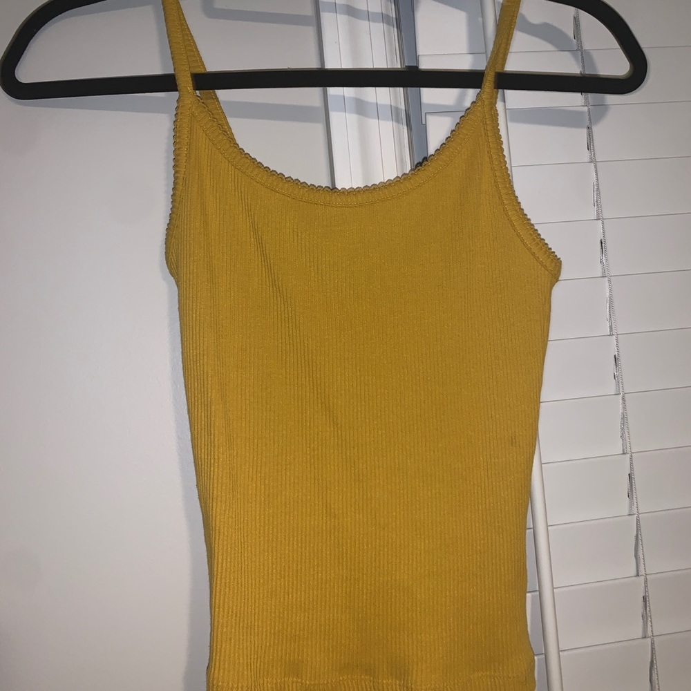 yellow cami top